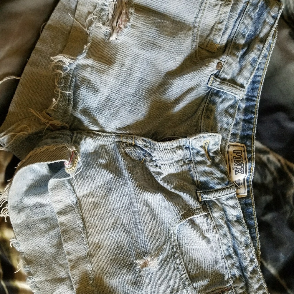 VS pink shorts size 8